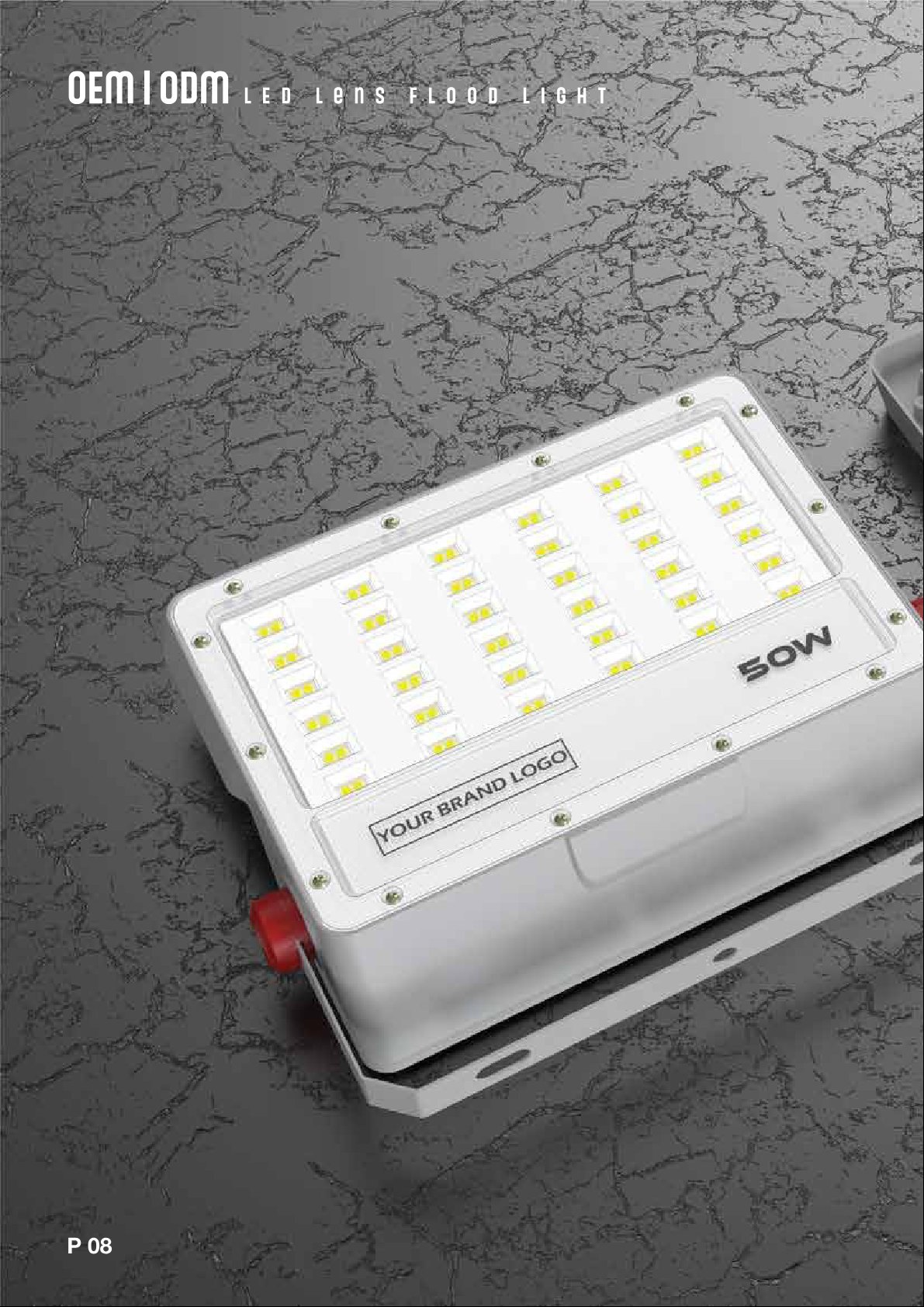 DIPL LED lens flood light 50W
